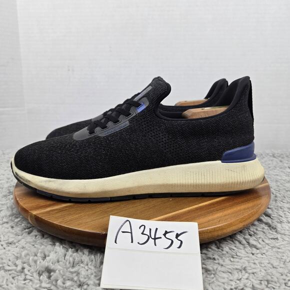 Peter Millar Hyperlight Apollo Black Blue Knit Casual Daily Sneaker Mens 11 - Picture 1 of 13